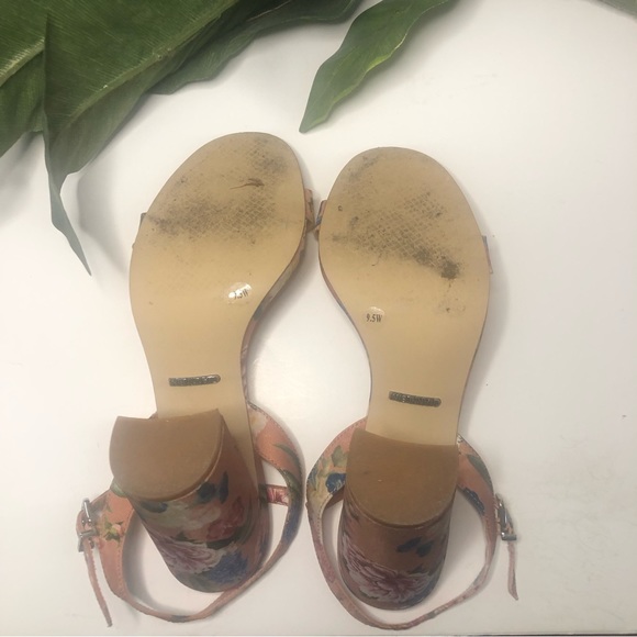 Gianni Bini Floral Block Heel Sandal - Picture 7 of 8